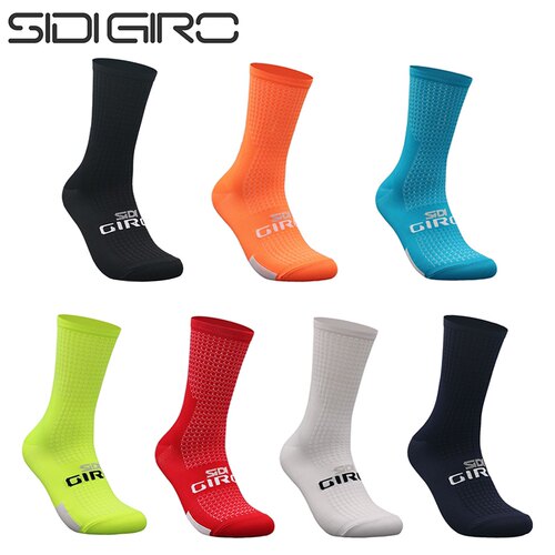 SIDI-GIRO专业防滑骑行袜公路单车速干运动健身压缩长筒袜男女夏
