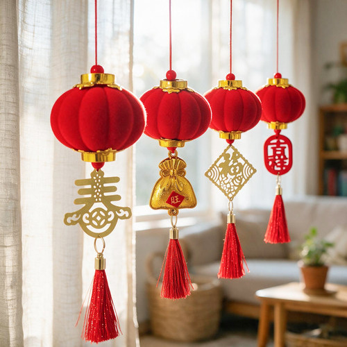 新年春节小灯笼挂件乔迁