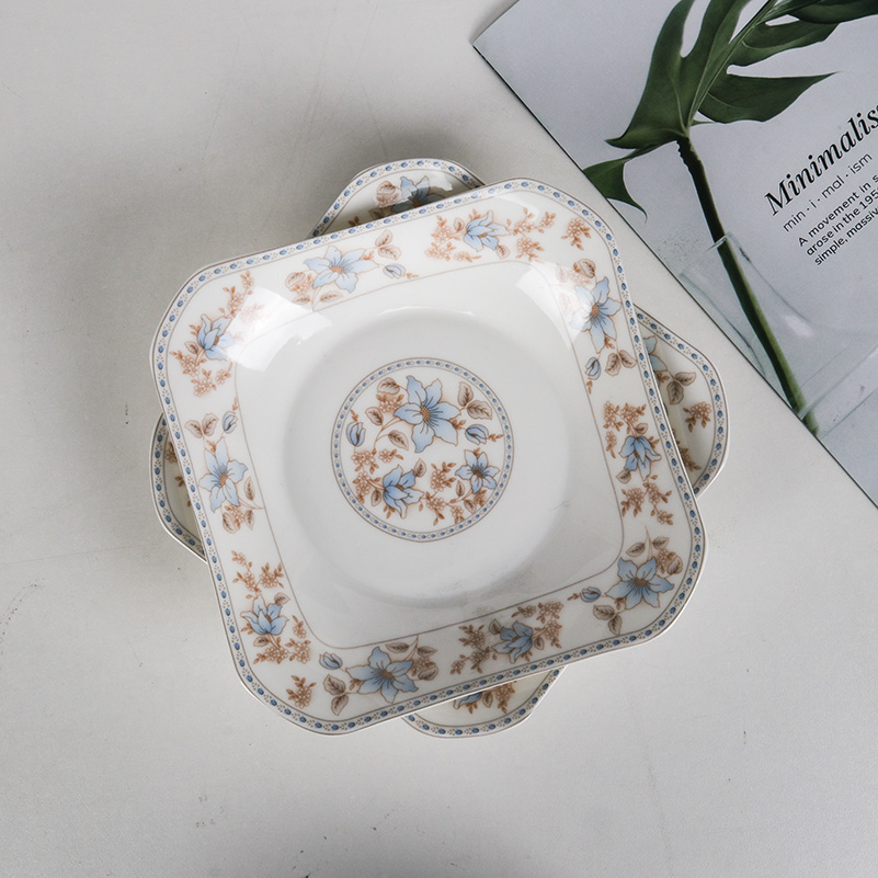 唐山釉中彩餐具面碗陶瓷家用吃饭