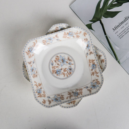 唐山釉中彩餐具面碗陶瓷家用吃饭