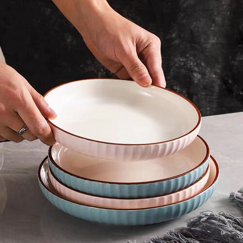 安维娜色釉简约流行大众餐具