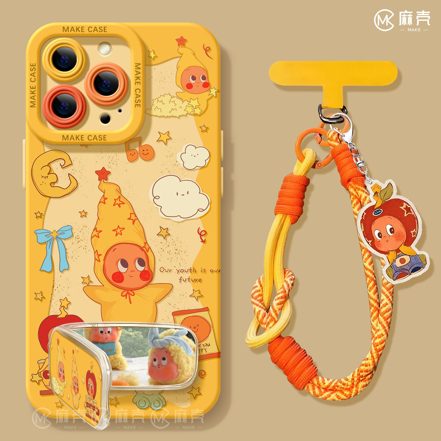 适用iphone18promax星星仔手机壳苹果16pro保护套17全包15plus硅胶11/13/xr软se外8plus防摔13pro超火xsmax