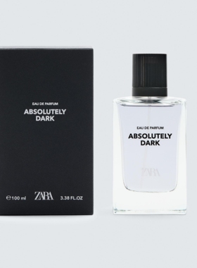 ZARA ABSOLUTELY DARK EDP飒拉深邃魅黑浓香水 国内正品代购 平价