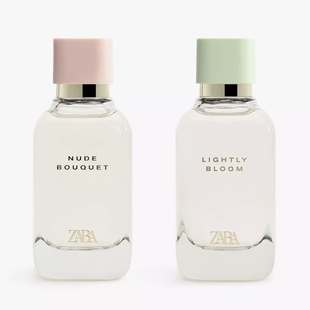 Zara Nude Bouquet EDT花束+Zara Lightly EDT轻柔绽放香水组合