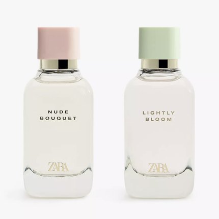 Zara Nude Bouquet EDT花束+Zara Lightly EDT轻柔绽放香水组合