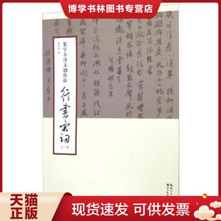 湖北美术出版 正版 庞华美著 一 社 现货9787539472553集字古诗文创作辑：行书宋词