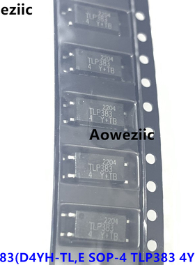 1个 TLP383(D4YH-TL,E SOP-4 TLP383 4Y+TB 光隔离器晶体管 1通道
