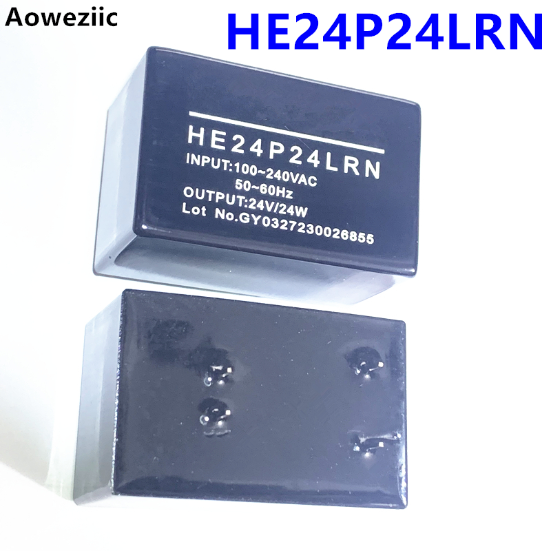 1个 HE24P24LRN AC DC隔离开关电源模块 220v转24V 1A 24W 全新