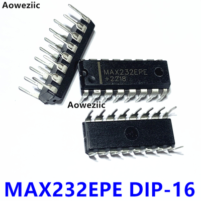 1个 MAX232EEPE+ 直插 DIP-16 RS-232接收驱动器 收发器芯片 全新