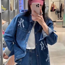 牛仔衬衫女早秋巨好看外套上衣流行穿搭衬衫韩系氛围感韩里韩气的