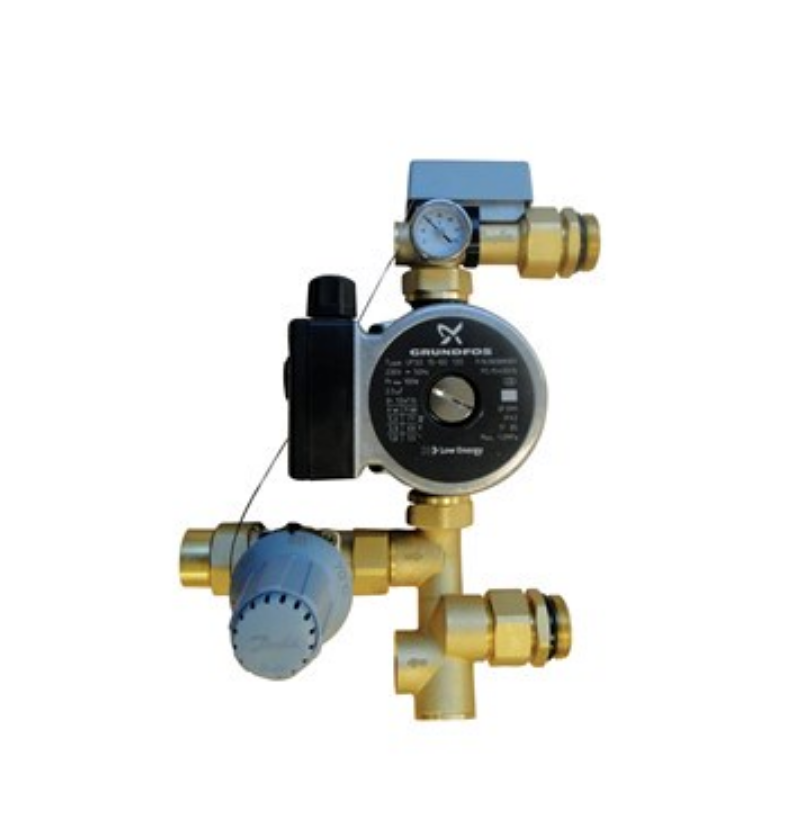 地暖混水中心家用混水器混水系统增压水泵耦合混水罐水力分压系统