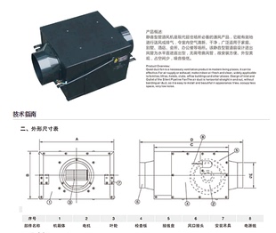 1200m3 空调管道式 65AJ0 换气机 FDPT25 众志送风机静音型Φ250