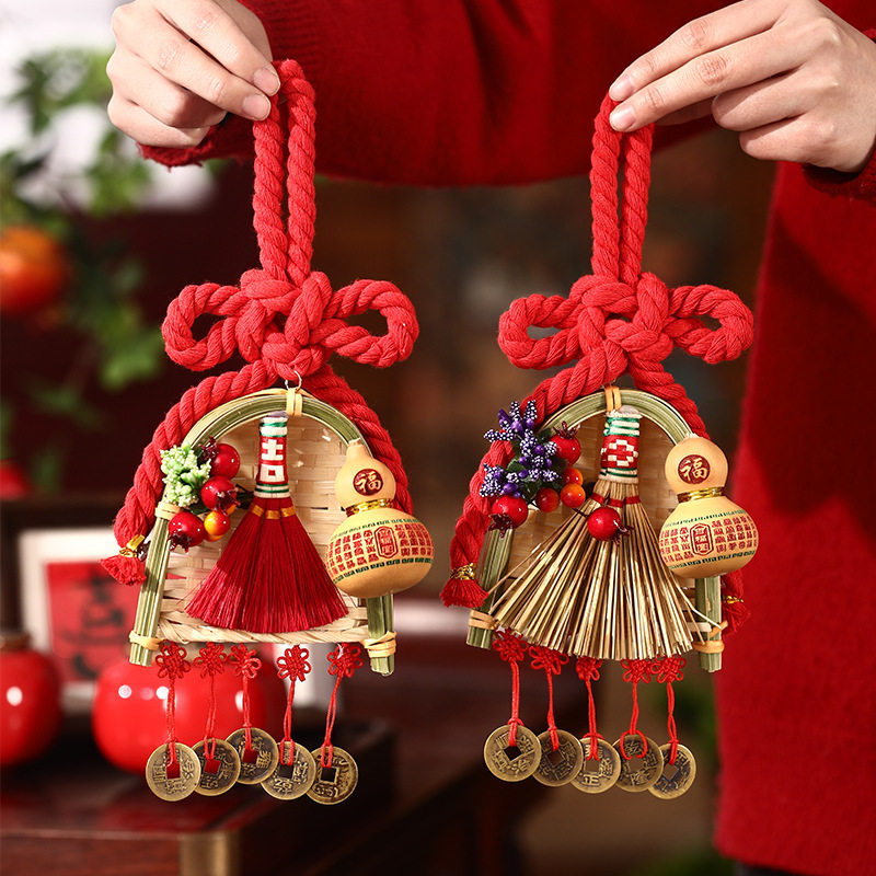 乔迁之喜万字结挂饰搬家入户门新居布置品门把手扫把簸箕挂件装饰,节庆用品/礼品,文化创意文具,淘宝优惠券,粉丝福利购,淘宝优惠卷