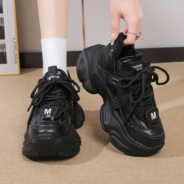 小个子百搭厚底鞋增高休闲运动鞋