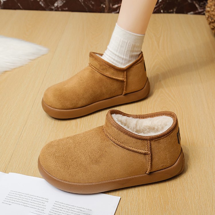 厚底毛毛勃肯鞋女学生秋冬外穿