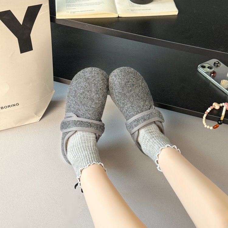 通勤百搭豆豆鞋浅口通勤气质单鞋