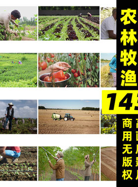 可商用三农种植农业生产农民种地农村短视频素材抖音剪辑背景素材