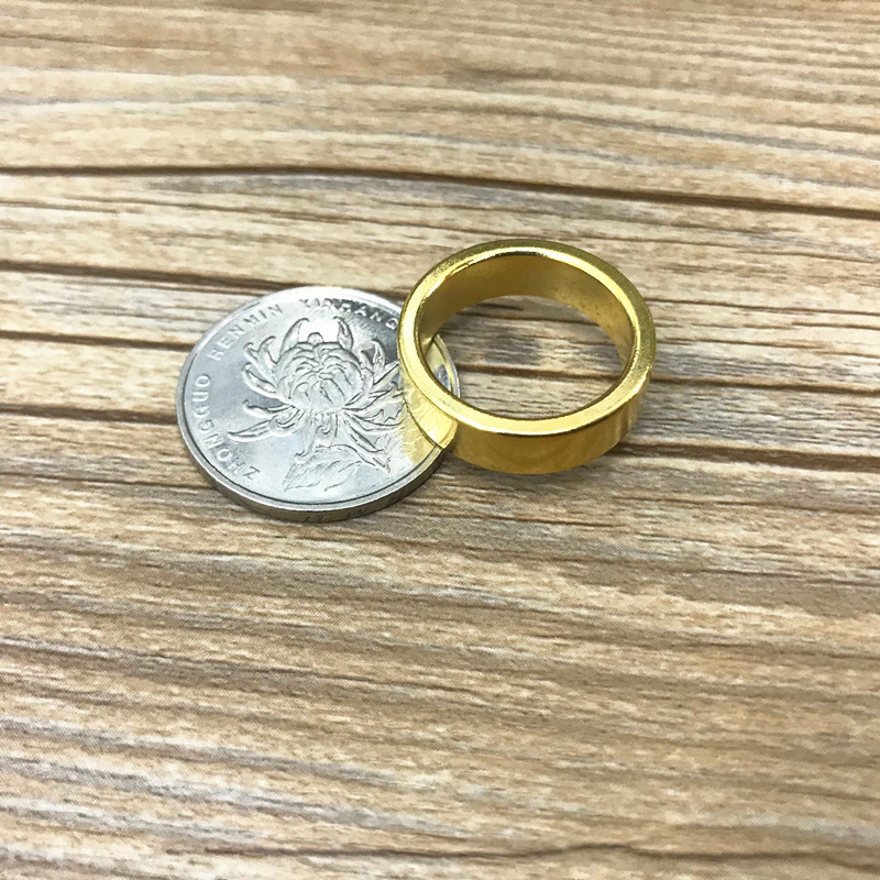 强磁铁磁钢镀金圆形强力磁铁