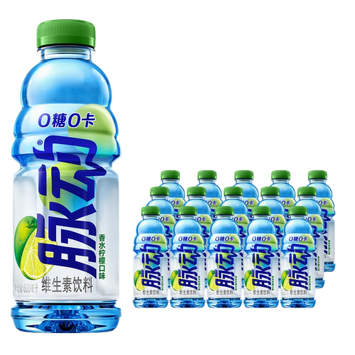 脉动官方旗舰店正品0糖青柠味白桃味维生素C饮料做运动整箱包邮