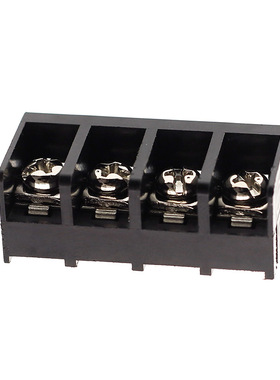 KEFA科发正品9.5mm间距栅栏式接线端子HB9500黑色/绿色300V/30A