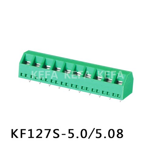 斜面PCB接线端子DG127S KF127S 5.0mm SMKDS1.5 接插件连接器凤凰