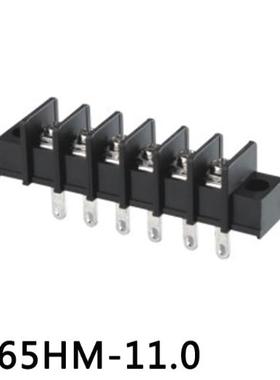 kefa科发11.0间距KF65HM黑色栅栏式PCB接线端子带耳高脚位含普票