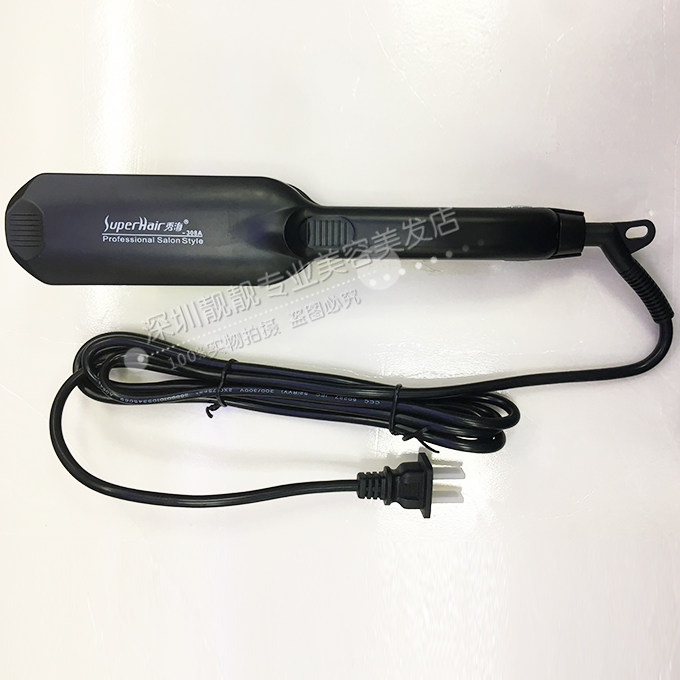 秀海耐用钛金电夹板4档温控拉直头发FBT负离子直发器粟米波浪卷发