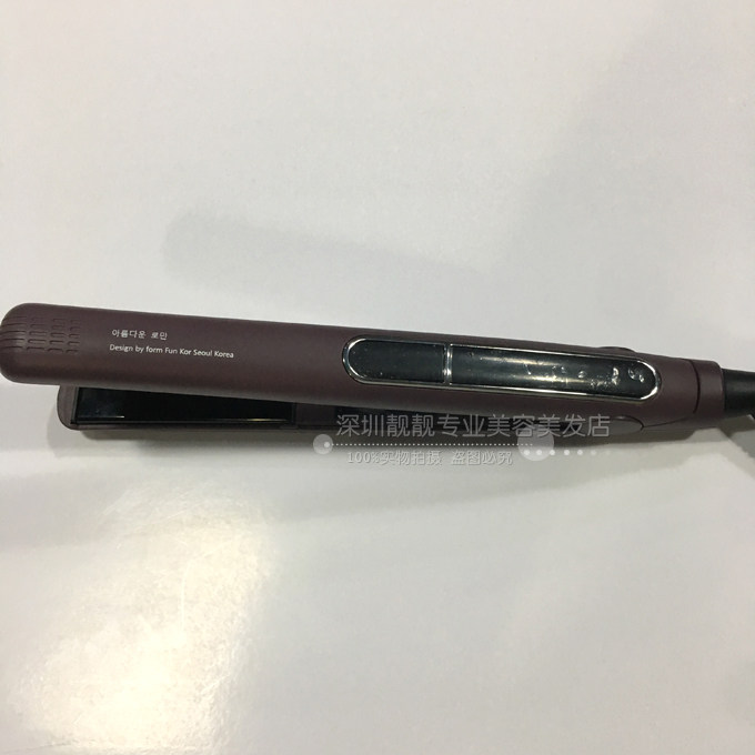 韩国进口直发夹板卷发棒自动恒温陶瓷电夹板拉直DIY 负离子直发器