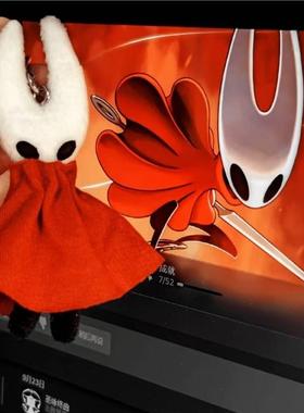 空洞骑士丝之歌大黄蜂毛绒玩偶书包挂件钥匙扣跳蚤小狗可摆pose