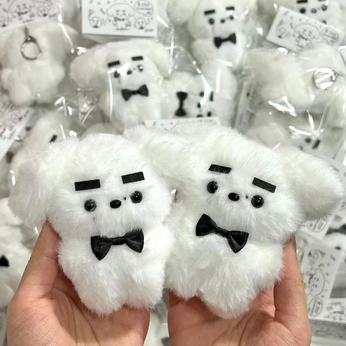 ins可爱小狗毛绒挂件饰生