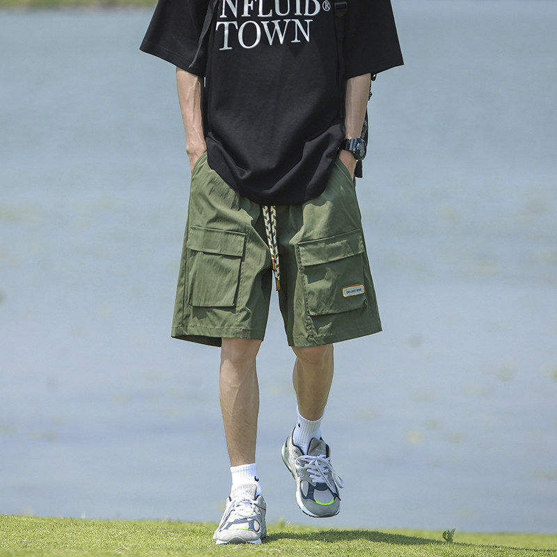 运动百搭潮流裤子2026男士短裤夏季休闲宽松五分裤-A881TP35控58,男装休闲裤,电商B241