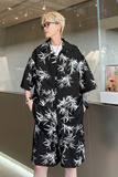 套装夏季新中式短袖短裤男冰丝休闲衬衫一套衣服-A1077TP55控78，男装牛仔裤，电商B241