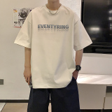 重磅230克男士夏季印花短袖宽松t恤纯棉百搭上衣-A910TP20控39，男装T恤，电商B241