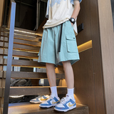 工装短裤男卡扣腰带夏季薄款速干户外运动裤子-A1103TP35控58，男装牛仔裤，电商B241