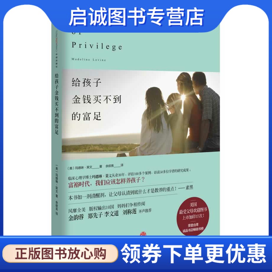 正版《给孩子金钱买不到的富足》,马德琳莱文,中信出版社9787508640181