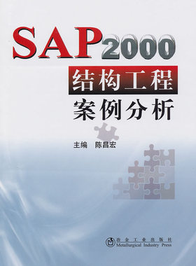 正版现货直发SAP2000结构工程案例分析 陈昌宏 9787502452766