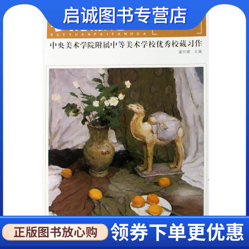 正版现货直发学院派范画—中央美术学院附属中学美校学校优秀校藏习作·色彩静物 翟欣健 主编 9787807492931 江西美术出版社