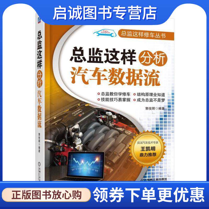 正版现货直发总监这样分析汽车数据流 郭俊辉 著 9787111615613 机械工业出版社