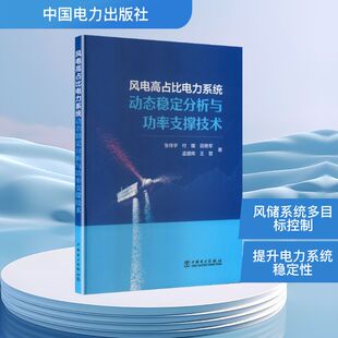 风电高占比电力系统动态稳定分析与功率支撑技术张祥宇 等 著水利电力专业科技中国电力出版社9787519895532