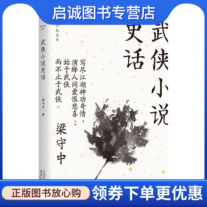 正版现货直发武侠小说史话 梁守中 9787201150901 天津人民出版社