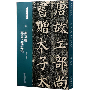 唐 颜真卿郭虚己墓志铭 毛笔书法 艺术 天津人民美术出版社