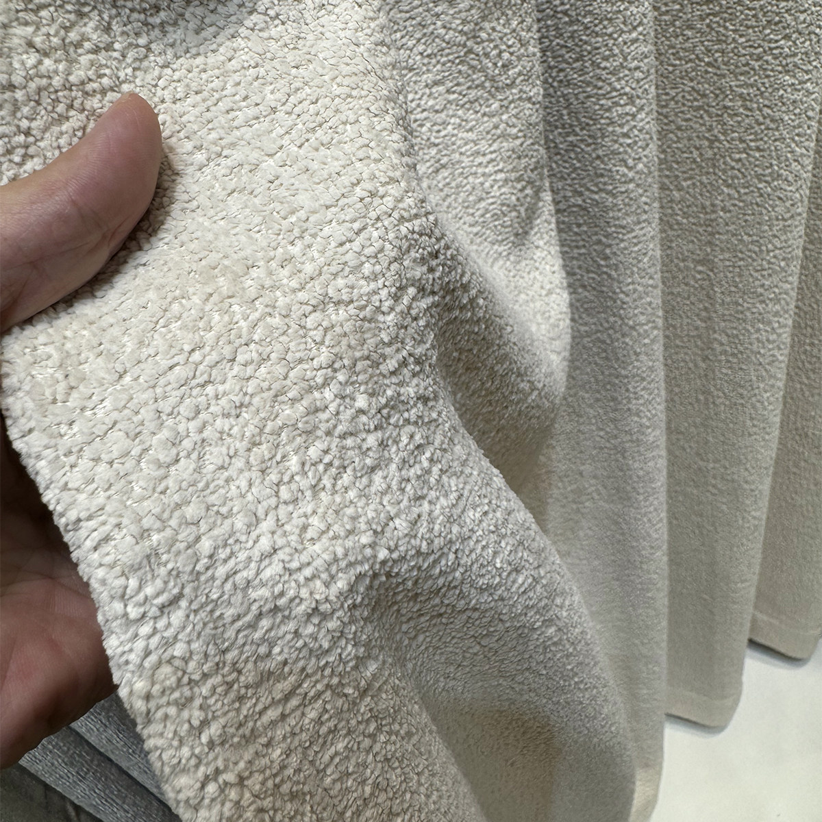 现代北欧轻奢意式高级感 素色粗毛呢 客厅卧室书房定制窗帘布,居家布艺,定制窗帘,淘宝优惠券,粉丝福利购,淘宝优惠卷