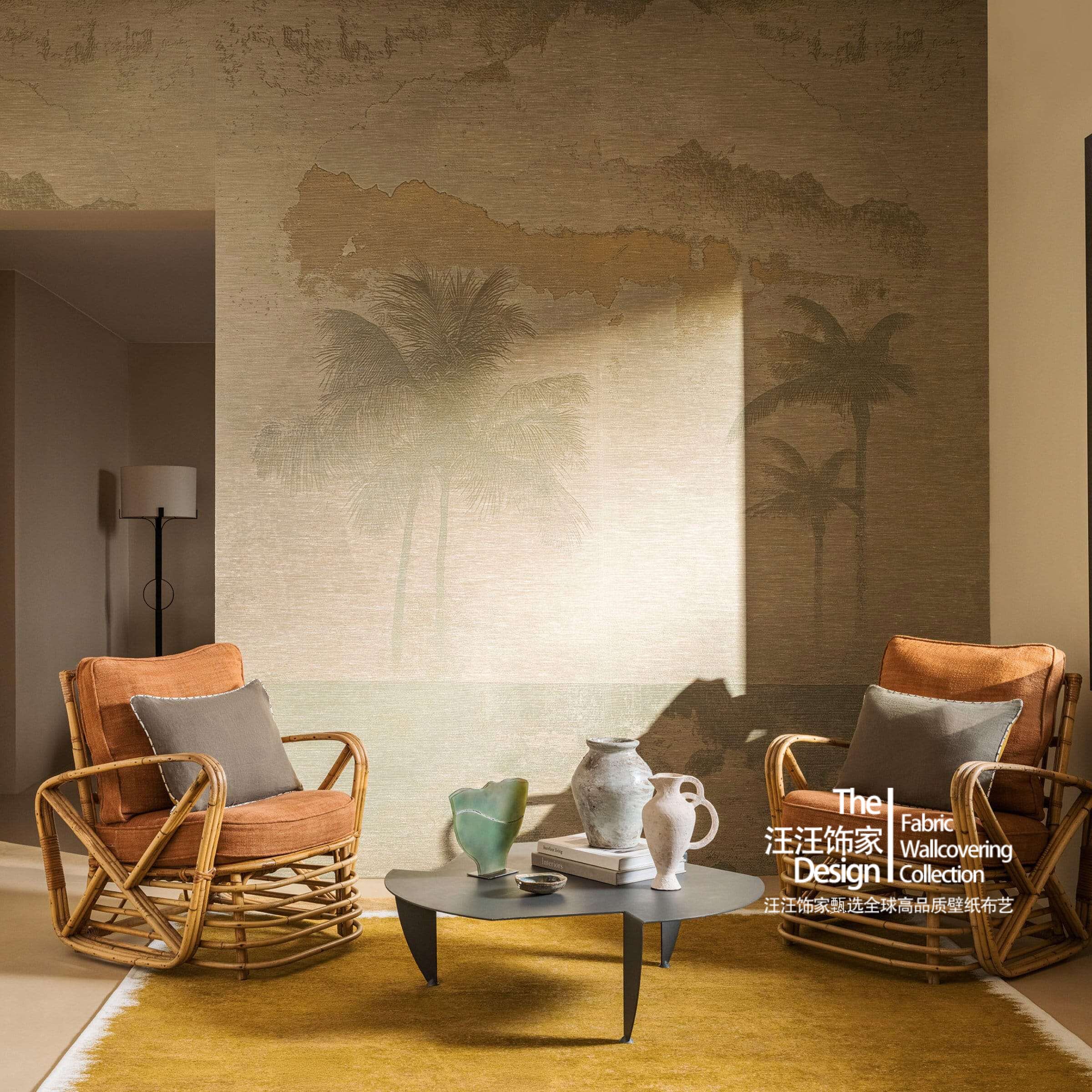 法国原装进口正品墙纸 L'heure des confidences秘密时光丛林壁画