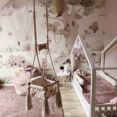 波兰进口壁画卡通儿童房背景墙