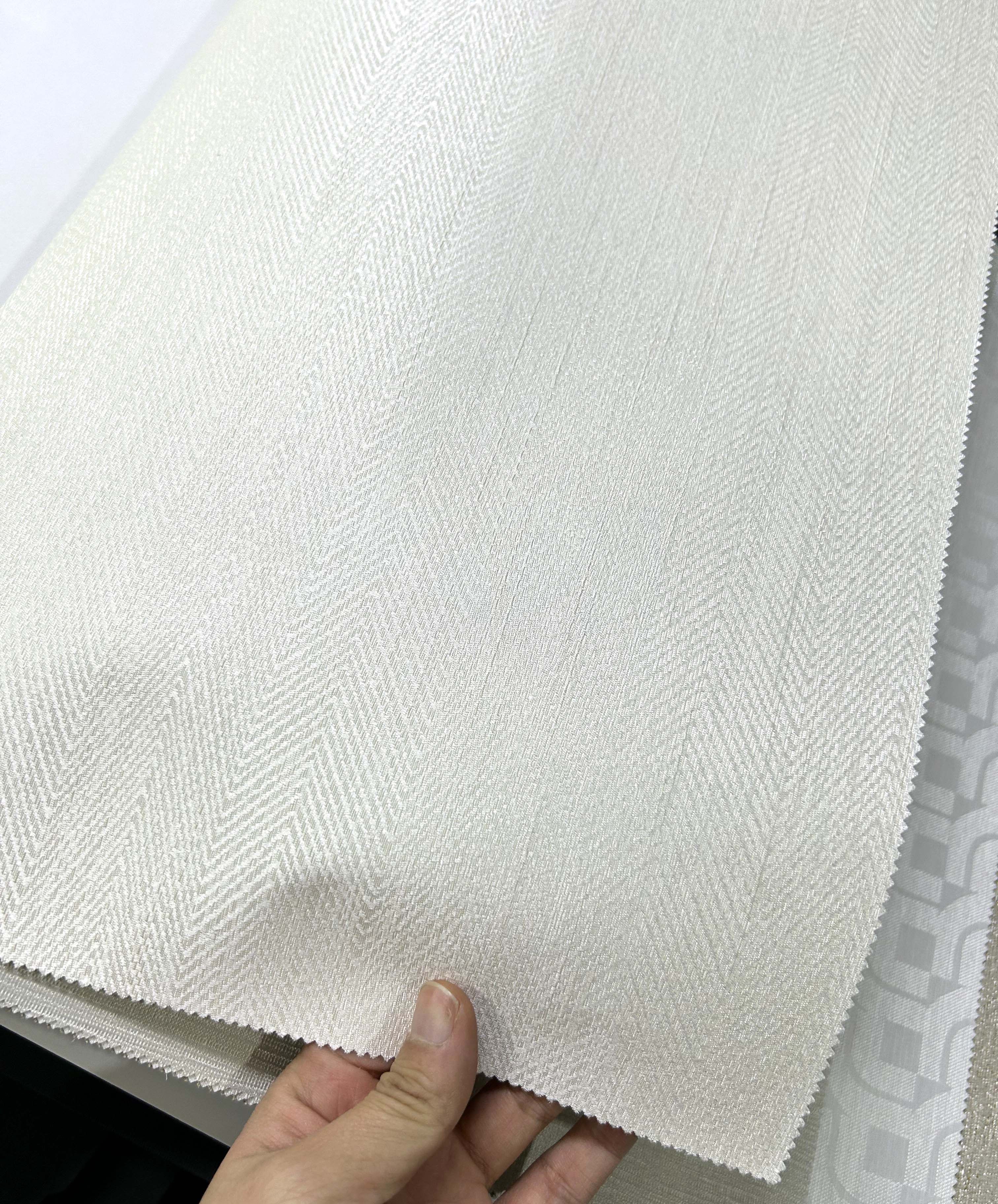 雅 法式奶油风暖色系蛋奶色人字纹无缝温馨百搭墙布客厅卧室墙布