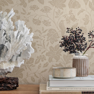 Isidor瑞典原装进口壁纸 伊西多尔花鸟图案 美式餐厅卧室背景墙纸