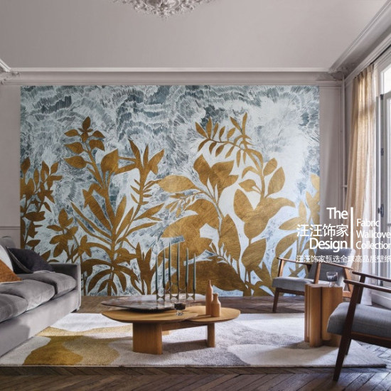 法国原装进口 Fleur de Lune 美式轻奢月光沐浴植物景观背景壁画