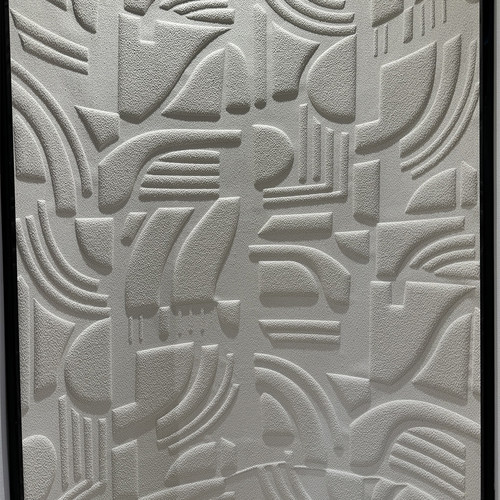 3D软包墙布 几何抽象轻奢隔音降噪客厅卧室背景壁纸 棉麻面料壁布