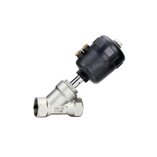 PA气动角座阀 上海巨良JL2000 1寸单双作用法兰 DN15 50MM