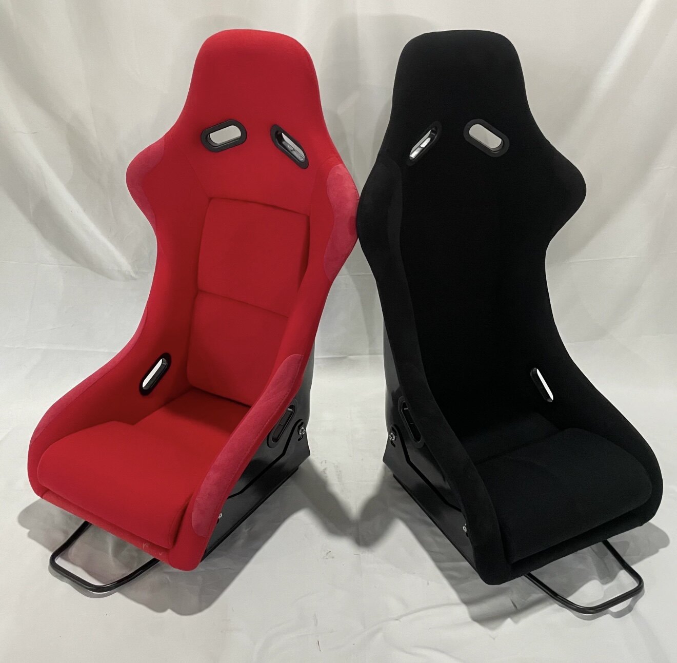 R桶椅玻璃钢型材兼容汽车改装座椅通用滑轨可调赛车模拟器VR船OMP